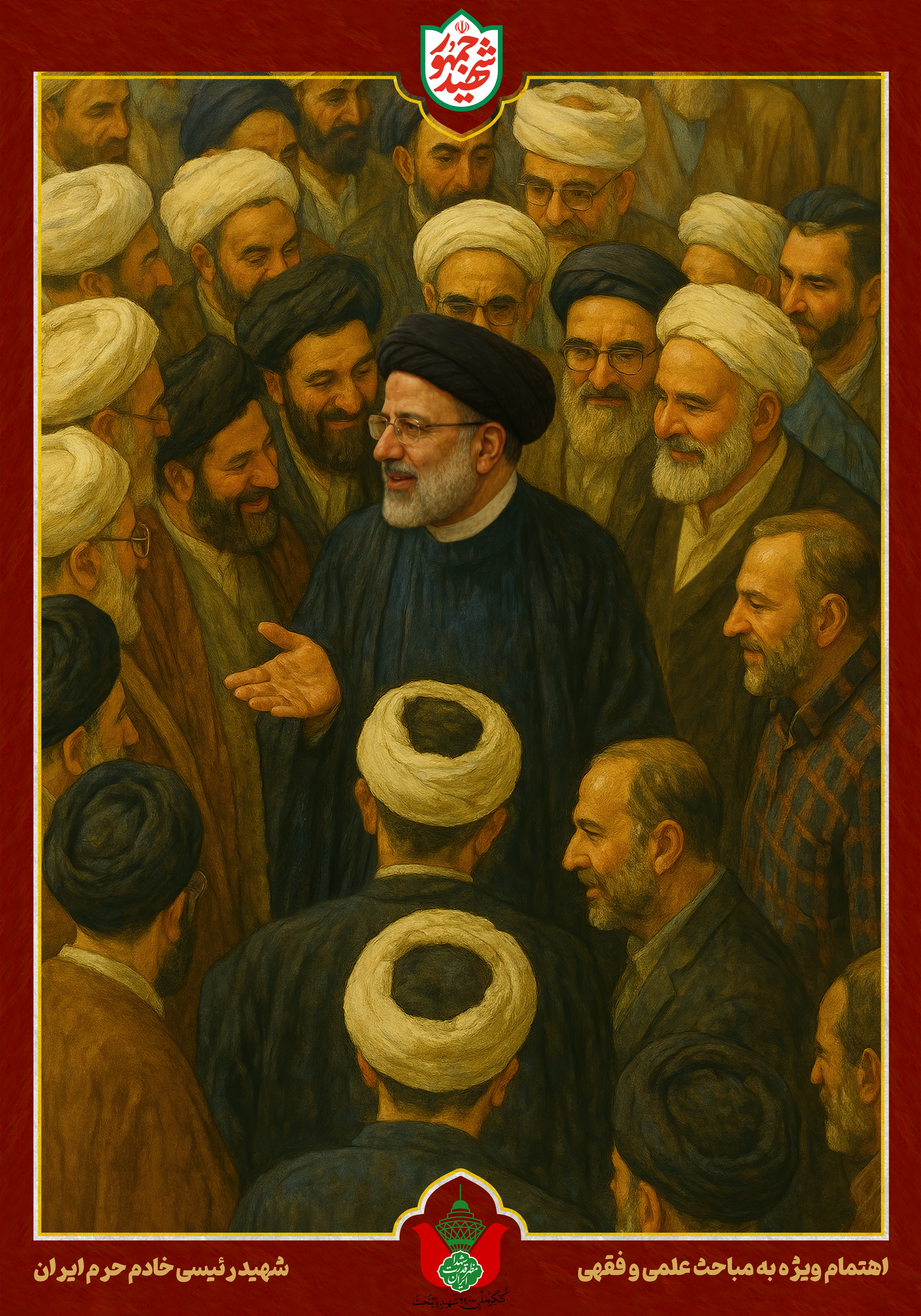 مجموعه پوستر خادم حرم ایران(۳) | شهید رئیسی